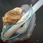 Sterling Silver Southwestern Style 4mm Turquoise Beads 20" Necklace For Women