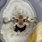 Carolyn Pollack Sterling Silver Frosted Orange Agate Decorated Bracelet For Women