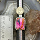 Sterling Silver Southwestern Style Square Dahlia Ring Size 6.75 For Women