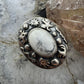 Carolyn Pollack Sterling Silver White Buffalo Petroglyph Ring Size 9 For Women