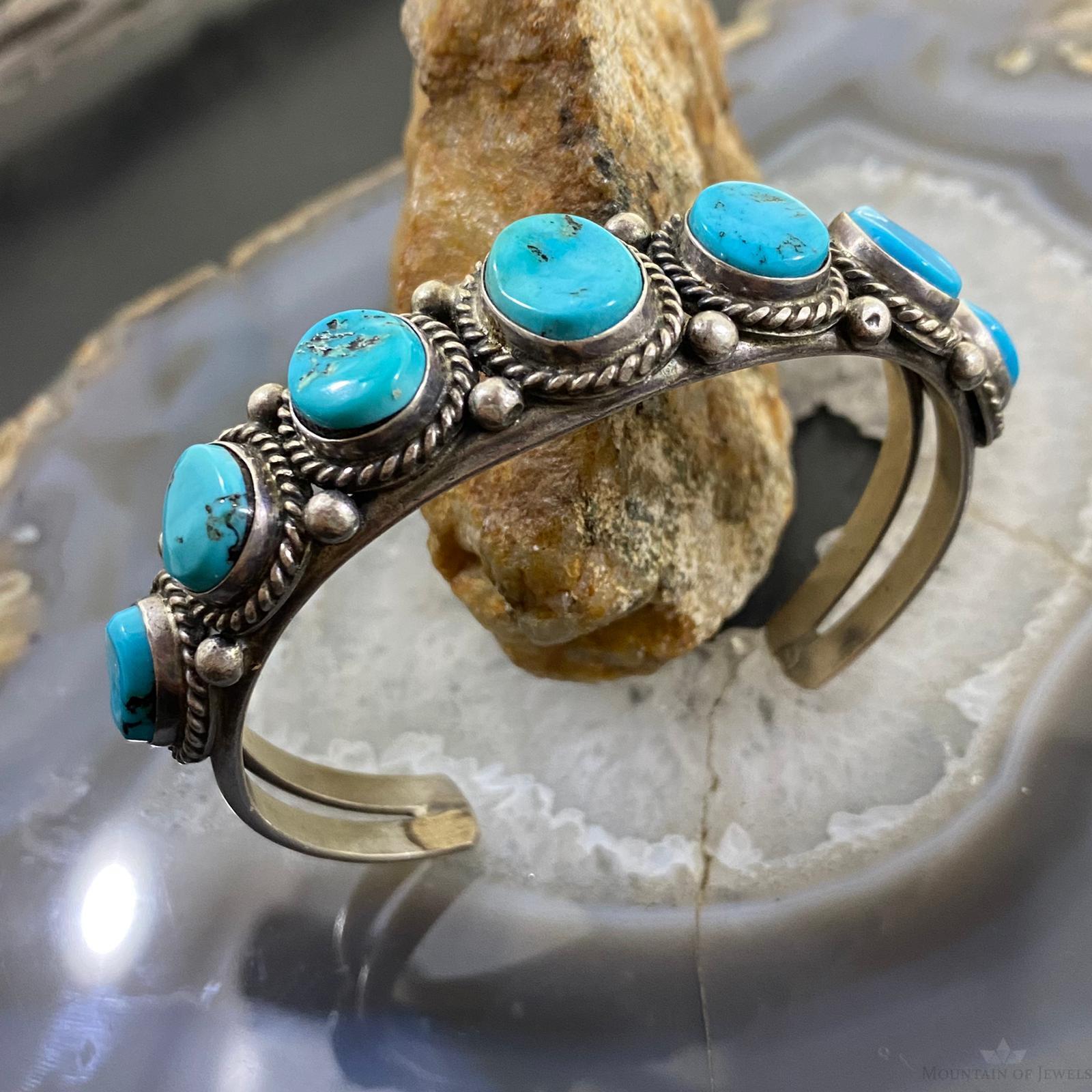 Collection Of Native American Turquoise And Silver Jewelry Stock Photo -  Download Image Now - iStock
