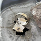 Sterling Silver Southwestern Style 2 Sonora Gold Turquoise Adjustable Ring For Women #4