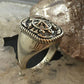 Carolyn Pollack Sterling Silver Engraved Turtle Unisex Ring With Size Variety