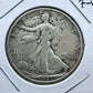 1943 90% Half Silver Dollar Walking Liberty F-VG #60124-13E