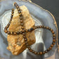 Sterling Silver 6mm Tiger's Eye Beads 16" Necklace For Women