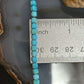 Sterling Silver 5mm Faceted Turquoise Beads 16" Necklace For Women