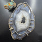 Sterling Silver Southwestern Style Turquoise Squash Blossom Necklace For Women