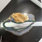 Sterling Silver 8mm Ruby Zoisite Beads 18" Necklace For Women