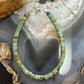 Sterling Silver Turquoise Disk Beads 7.5" Bracelet For Women