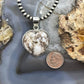 Sterling Silver Southwestern Style Wild Horse Heart Shape Pendant For Women