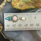 Sterling Silver Southwestern Style Pink Conch & Turquoise Pendant For Women