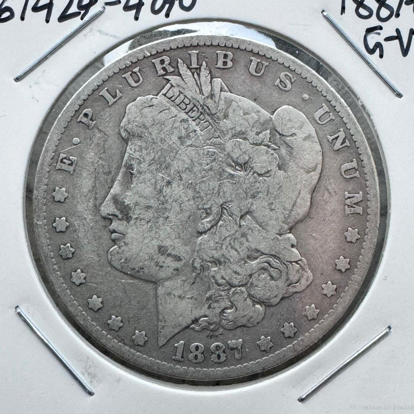 1887-O US 90% Morgan Silver Dollar G-VG #61424-4GO