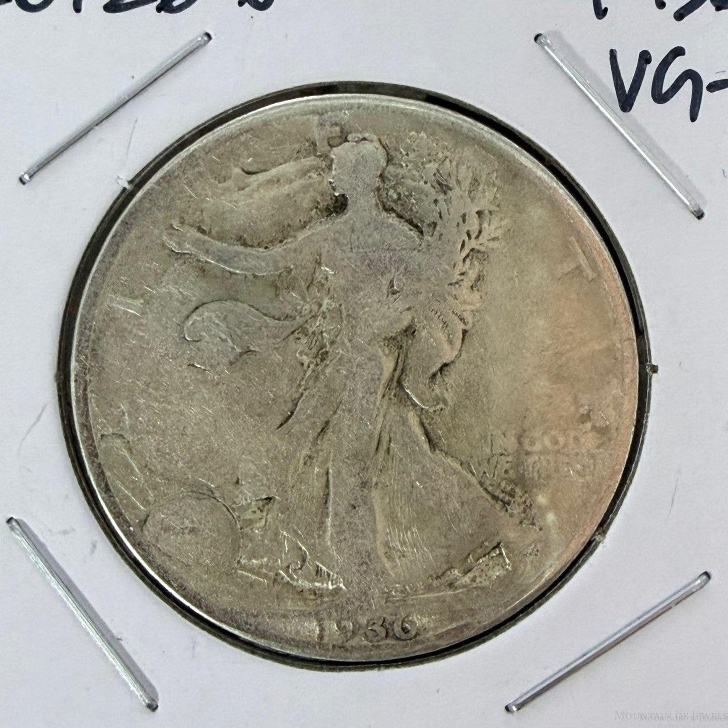 1936 US Walking Liberty Half Dollar 90% Silver VG-F #20126-6