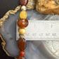 Carolyn Pollack Sterling Silver Carnelian & Fresh Water Pearl Beads 22"-26" Necklace
