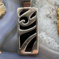 Carolyn Pollack Sterling Silver Rectangle Onyx Double Sided Unisex Pendant