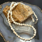 Sterling Silver Natural Wild Horse Beads 22" Necklace For Women