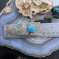 Joel Pajarito Sterling Silver Blue Ridge Turquoise Tufa Cast Decorated Unisex Pendant