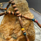 Copper Navajo Pearl Round & Cylinder w/Multi Color Sediment Jasper 18" Necklace For Women