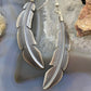 Billy Long Native American Sterling Silver Feather Dangle Earrings For Women