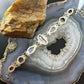 Sterling Silver Multi Stone Link Fashion 7"-8" Bracelet For Women