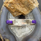 Vintage Native American Sterling Silver Sugilite & Opal Inlay Bracelet For Women