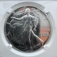 1989 US 1.0oz.999 Fine Silver American Silver Eagle NGC MS69 #6067026-008EG