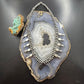 Sterling Silver Southwestern Style Turquoise Squash Blossom Necklace For Women