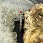 Carolyn Pollack Sterling Silver Round Red Jasper Decorated Slim Ring For Women