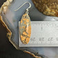 Sterling Silver Oval Maligano Jasper Slab Dangle Earrings For Women #511