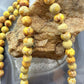 Sterling Silver Southwestern Style 8mm Snake Skin Jasper Beads 20" Necklace For Women