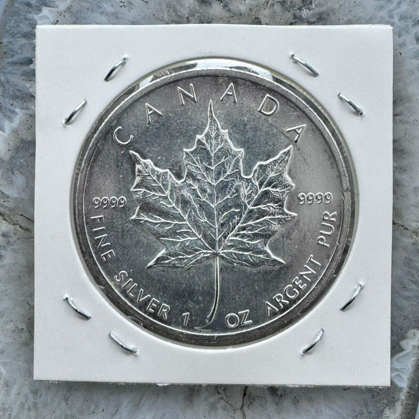 2013 Canada 1.0 Troy Ounce .9999 Fine Silver Maple Leaf Round # 53024-7OU