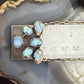 Sterling Silver Southwestern Style Golden Hill Turquoise 22" Necklace For Women