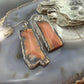 Sterling Silver Agate Slab Dangle Earrings For Women #402