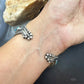 Vintage Steven B Native American Silver Rough Turquoise Watch Bracelet For Women
