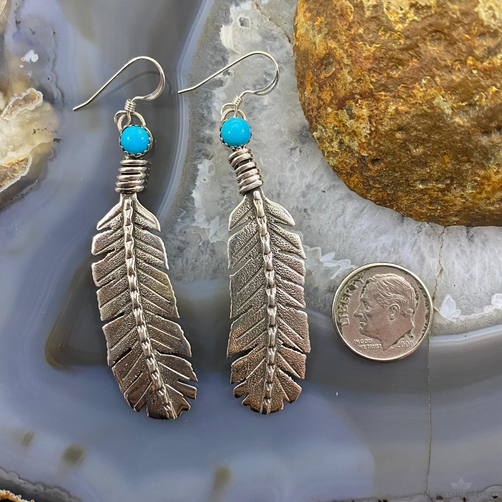 Native american store feather earrings