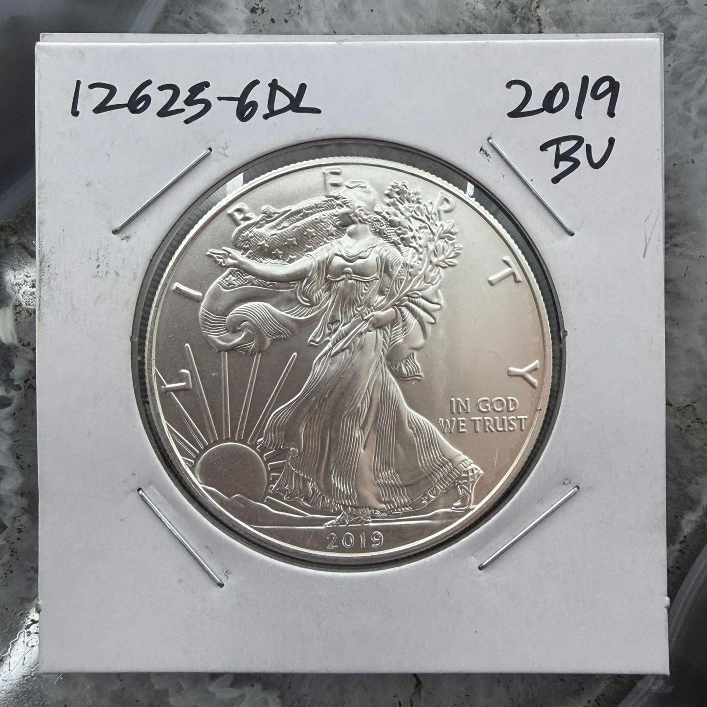 US 2019 1.0 Troy Ounce .999 American Eagle BU Condition #12625-6DL