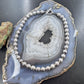 Silver Southwestern Style Rounded Beads 14" Necklace For Women