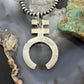 Gary Custer Navajo Sterling Silver Tufa Cast Native Cross Naja Unisex Pendant
