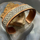 Wylie Secatero Navajo Sterling Silver & Copper Stamped Bracelet For Men #5