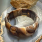 Large Rectangle Agate Beads Stretch Bracelet For Women