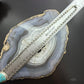 Sterling Silver Southwestern Style Kingman Turquoise Lariat Necklace For Women #1