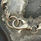 Sterling Silver Swirl Link Fashion 9" Bracelet/Anklet For Women