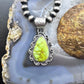 Sterling Silver Southwestern Style Large Teardrop Palomino Pendant For Women
