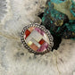 Carolyn Pollack Southwestern Style Sterling Multistone Inlay Ring Size 5.5 and 8