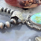 Sterling Silver Southwestern Style Oval Turquoise & Spiny Oyster Pendant For Women