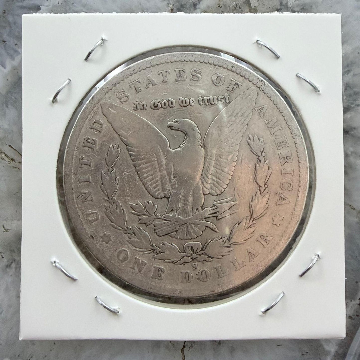 US 1880-S 90% Morgan Silver Dollar VG-F #122125-3GH