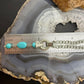 Carolyn Pollack Sterling Silver Turquoise Pendant on Rope Link Chain Necklace For Women