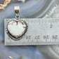Sterling Silver Southwestern Style Wild Horse Decorated Heart Pendant For Women #3