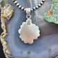 Sterling Silver Southwestern Style Teardrop Turquoise Decorated Pendant For Women