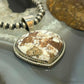 Sterling Silver Southwestern Style Wild Horse Heart Pendant For Women #3